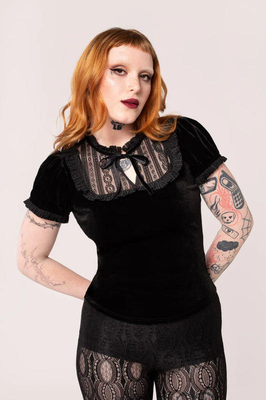 Mourning Top Black