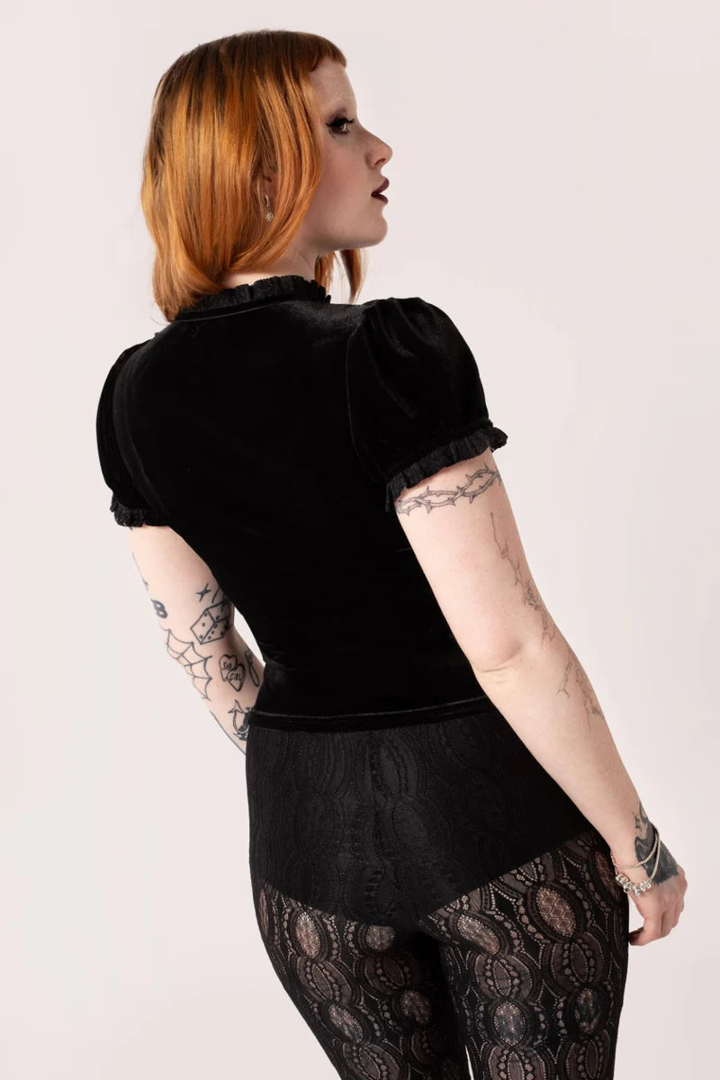 Mourning Top Black
