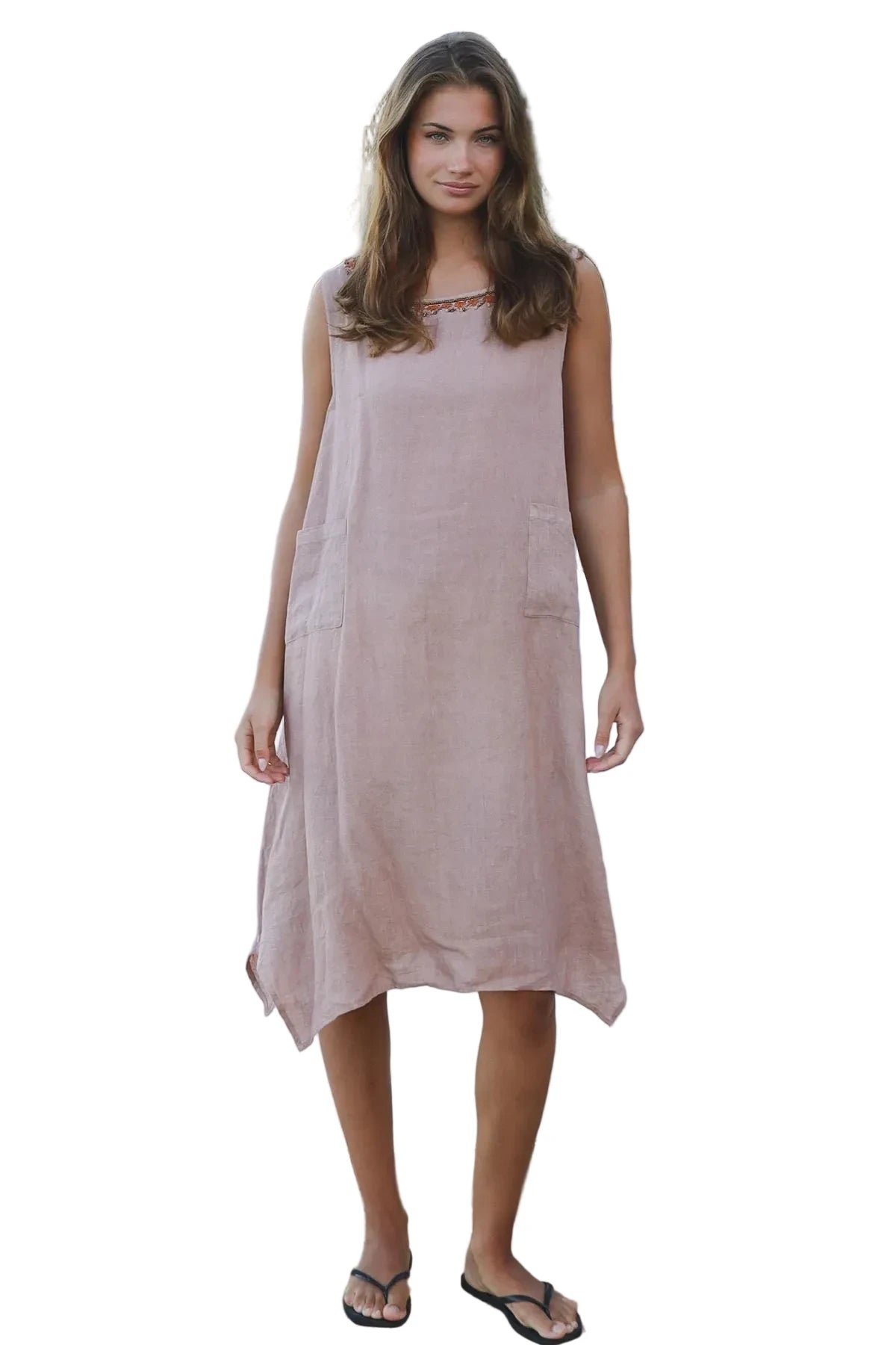 Lucy Cotton Linen Dress