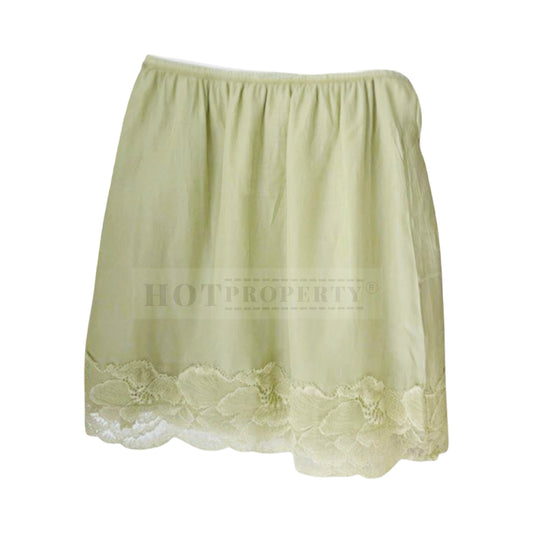 By Frankie Lace Mini Skirt Sage