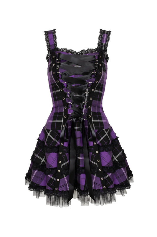 Harley Tarten Dress Purple