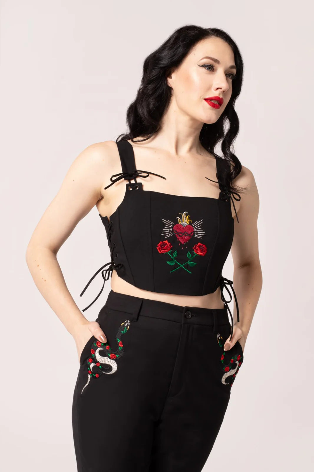 Hell Bunny Viva Maria Corset