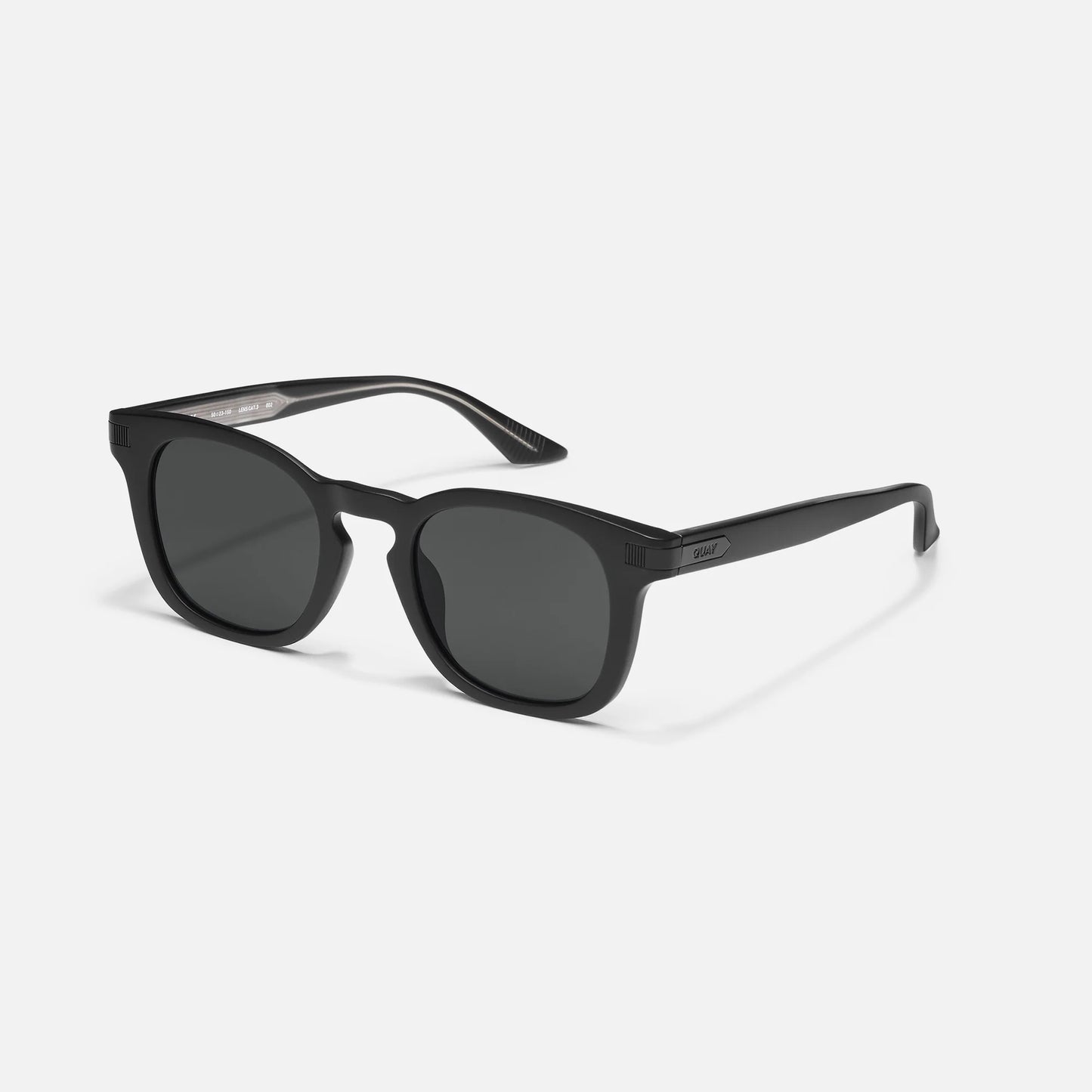 Quay Weekender Matte Black Polarized